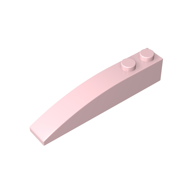 1x6 curved slope brick