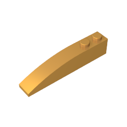 Brick Curved 6 x 1