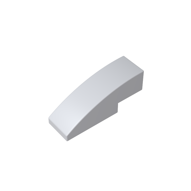 3x1 curved inclined brick