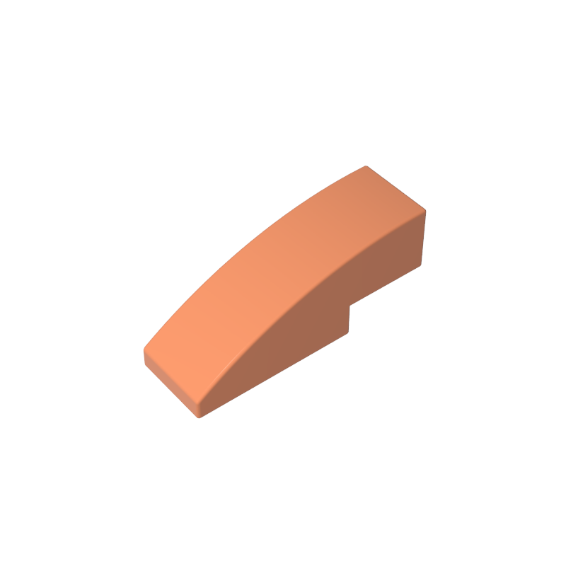3x1 Curved Inclined Brick