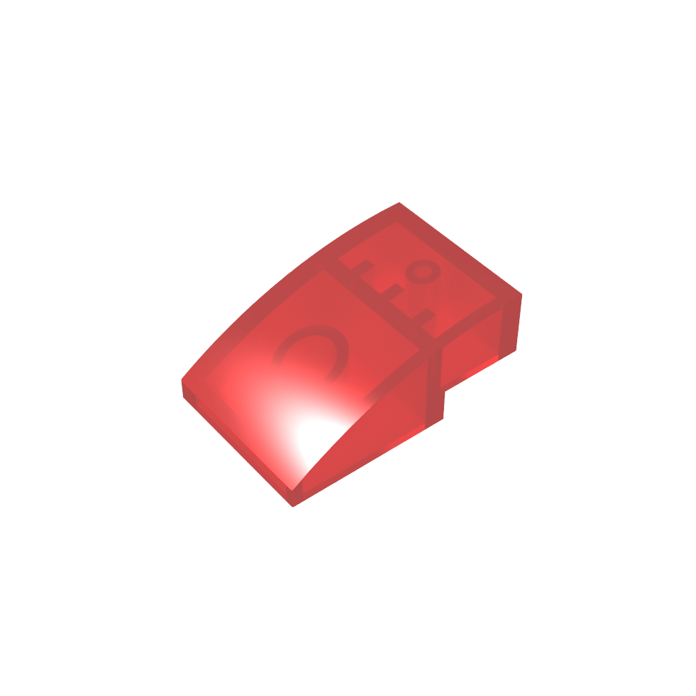 Slope Curved 3 x 2 No Studs-MyGobricks