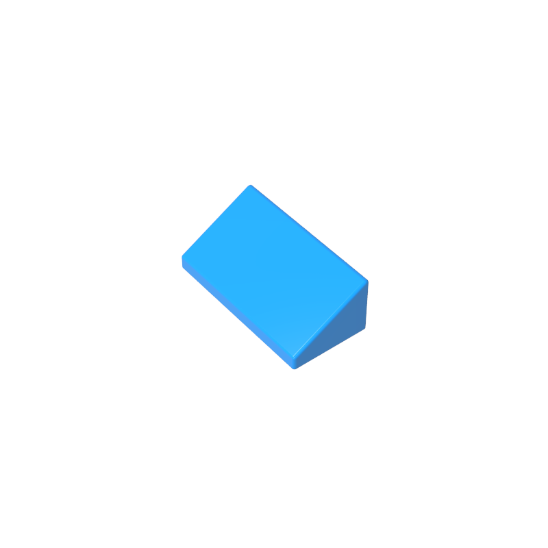 1x2x2/3 30° slope tiles