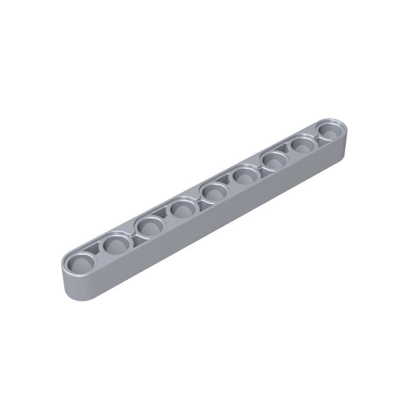 1x9 arm with hole (thick)