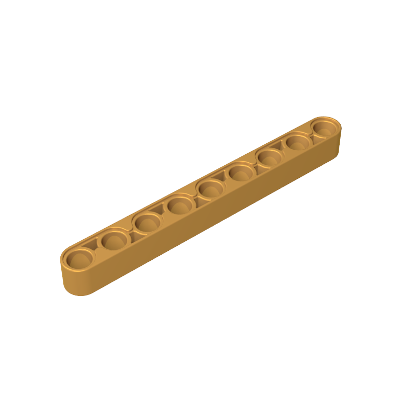 1x9 arm with hole (thick)
