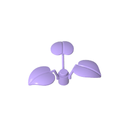 Plant, 1 x 1 x 2/3 - 3 Large Leaves