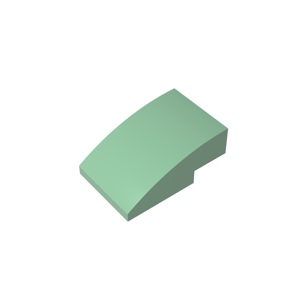 Slope Curved 3 x 2 No Studs-MyGobricks