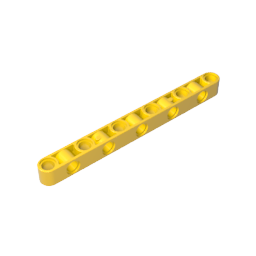 Technic Beam 1 x 11 Thick with Alternating Holes