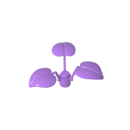 Plant, 1 x 1 x 2/3 - 3 Large Leaves