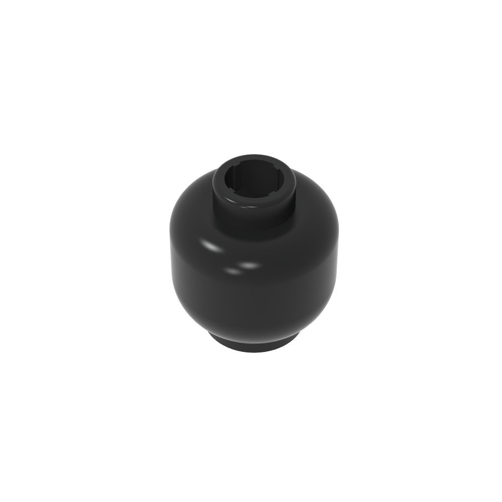 Minifig Head Plain [Blocked Open Stud]