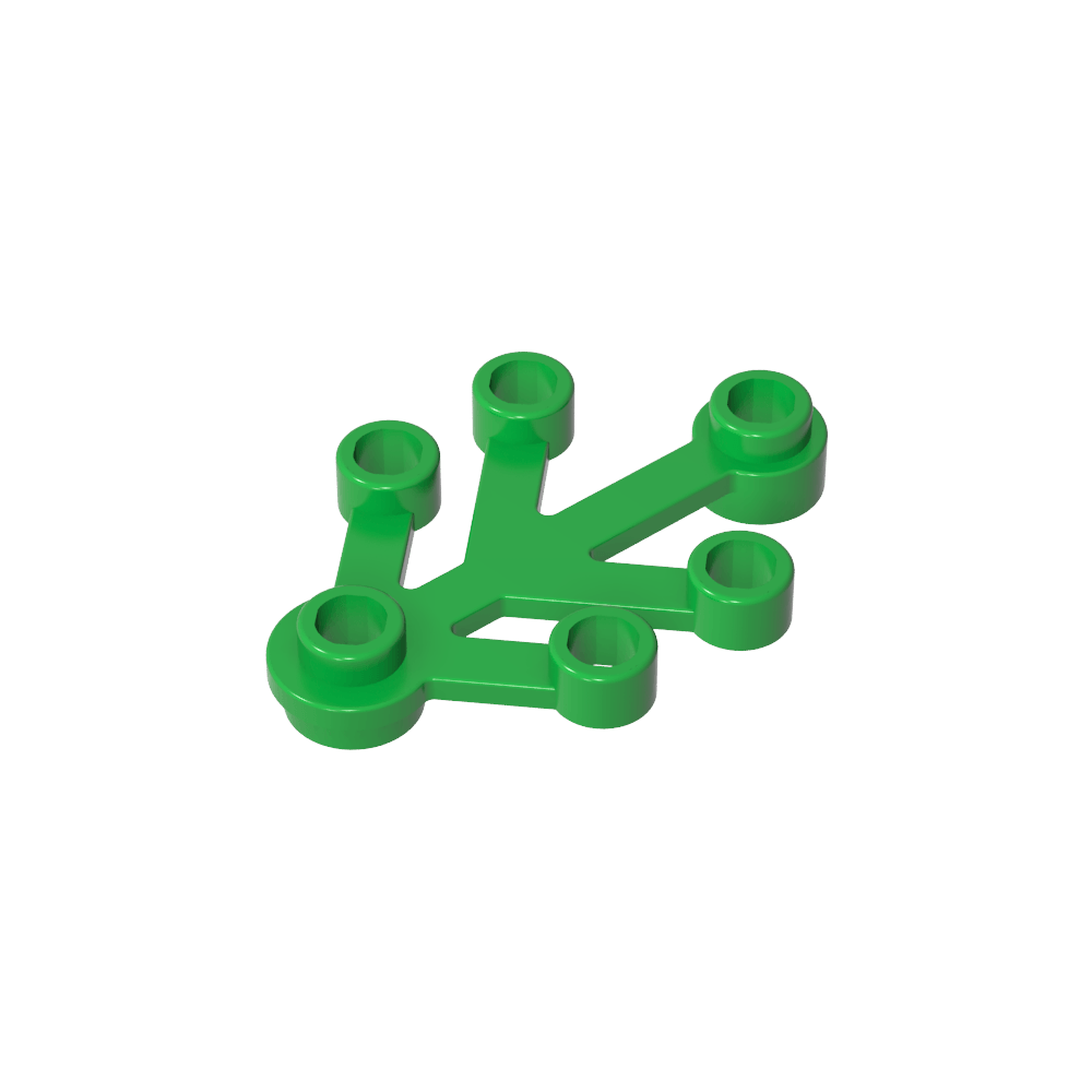 Plant, Leaves 4 x 3-MyGobricks