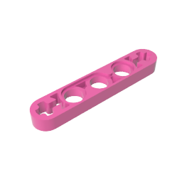 Technic Beam 1 x 5 Thin with Axle Holes on Ends-MyGobricks