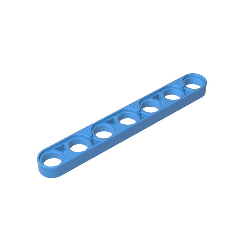 1x7 arm with hole (thin)