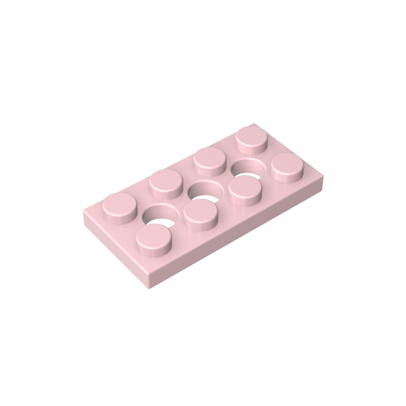 2x4 with 3-well plate