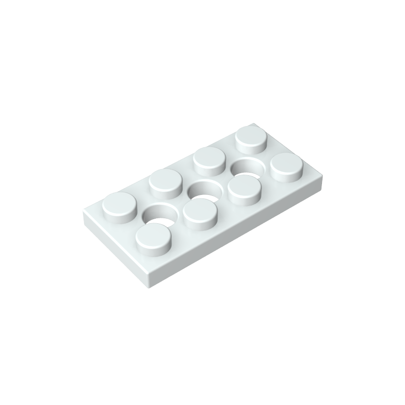 2x4 with 3-well plate