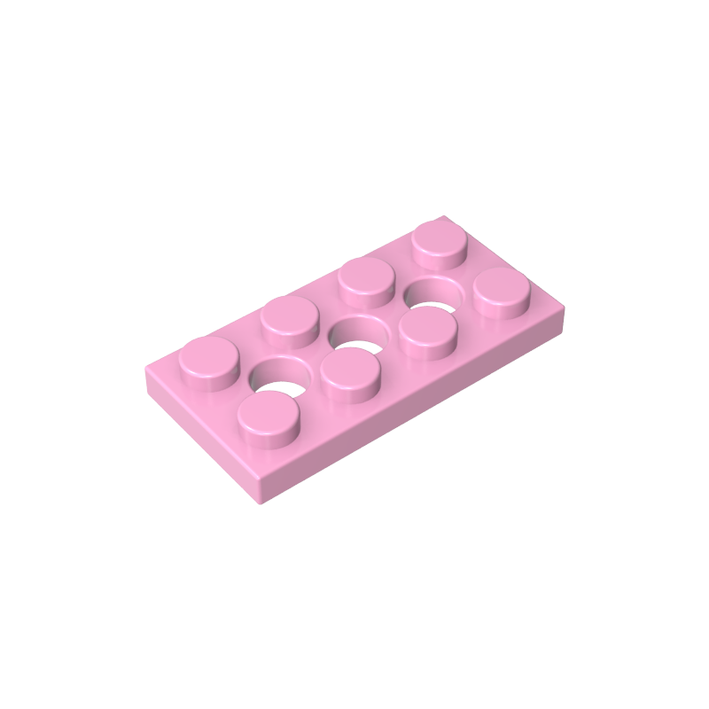 2x4 with 3-well plate