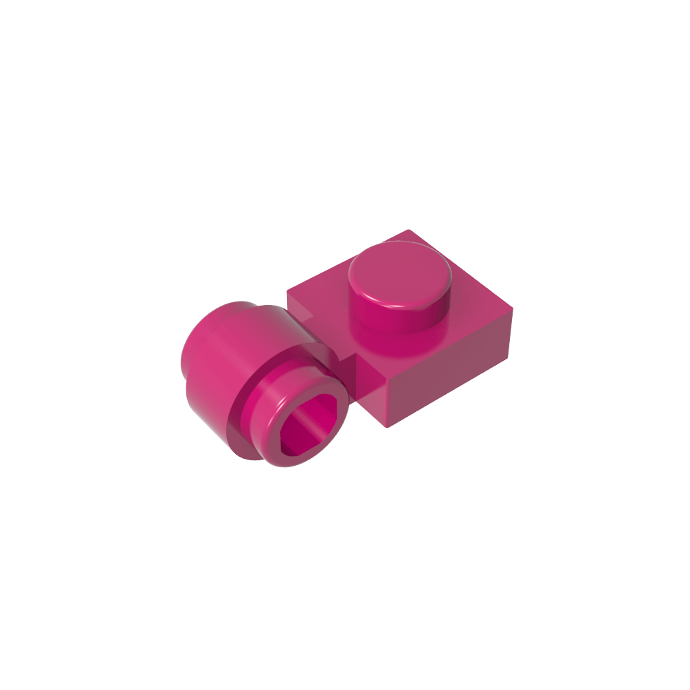 Plate Special 1 x 1 with Clip Light [Thick Ring]-MyGobricks