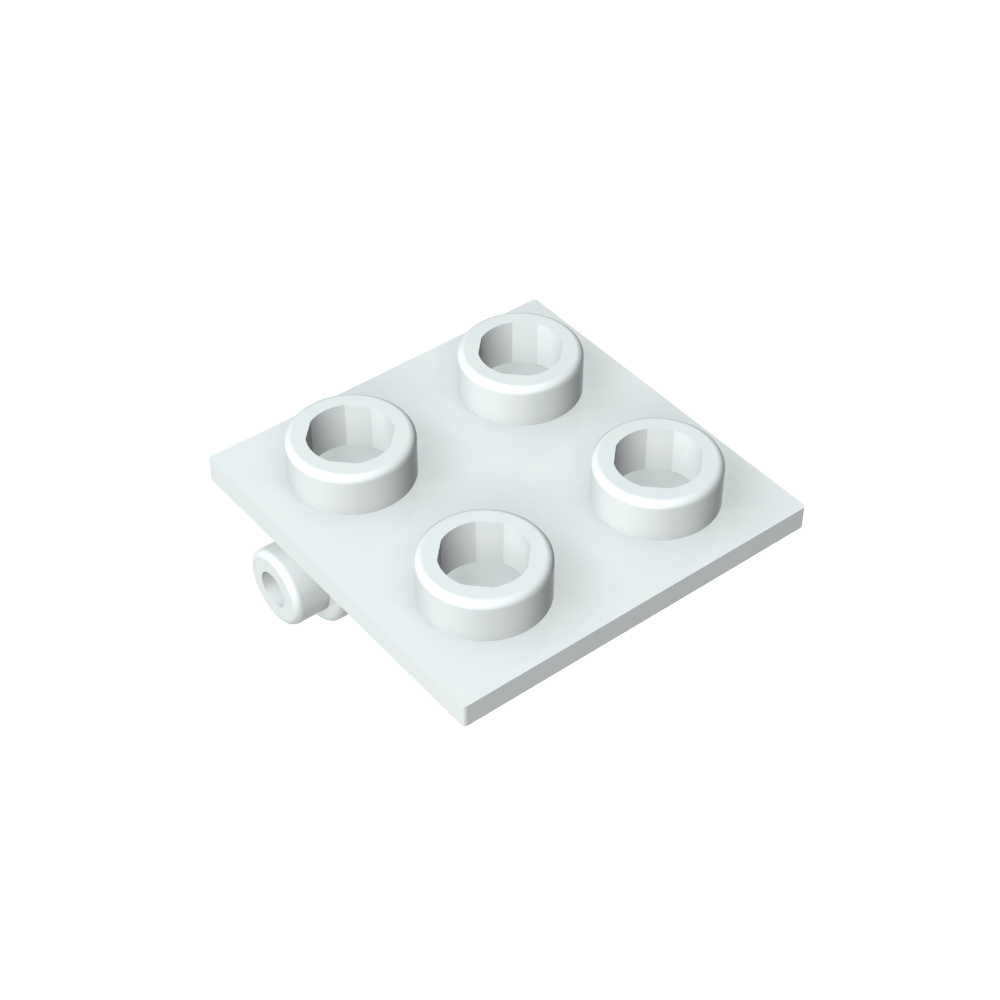Hinge Brick 2 x 2 Top Plate Thin-MyGobricks