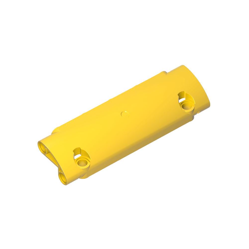 Technic Panel Curved 11 x 3 with 2 Pin Holes through Panel Surface-MyGobricks