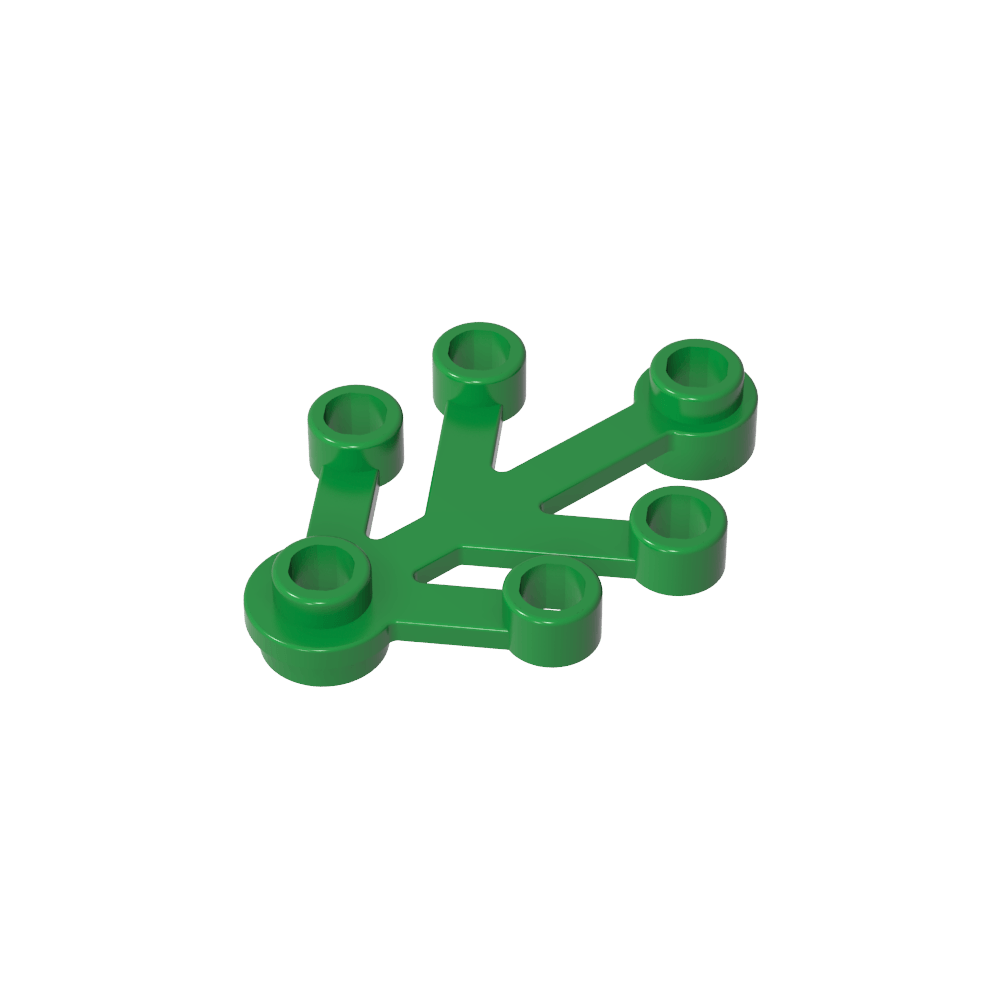 Plant, Leaves 4 x 3-MyGobricks