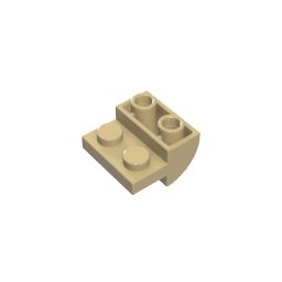 2x2x1 Reverse Arc Bricks