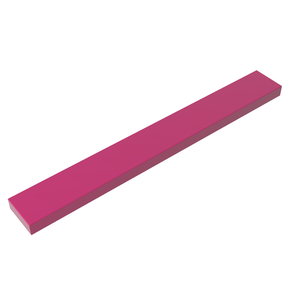 Tile 1 x 8 with Groove