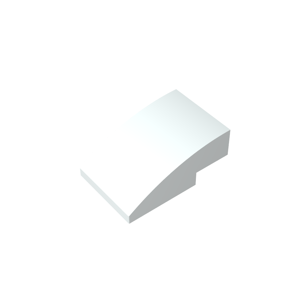 Slope Curved 3 x 2 No Studs-MyGobricks