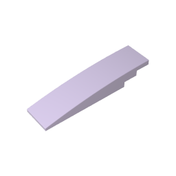 Slope Curved 8 x 2 No Studs