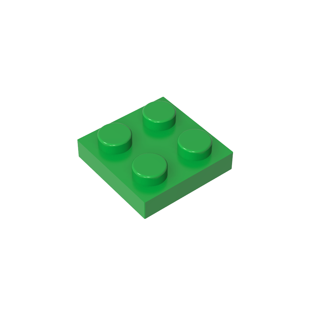 Plate 2 x 2-MyGobricks