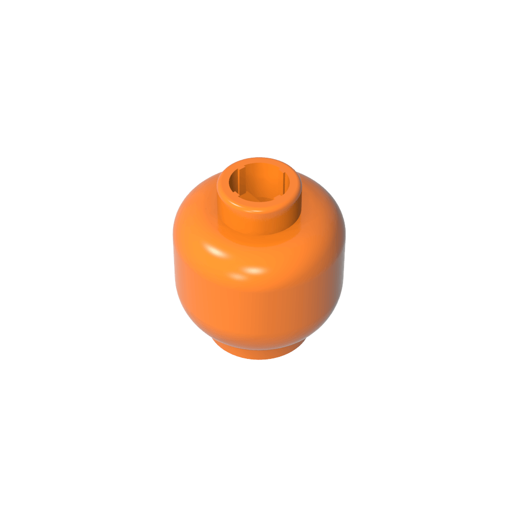 Minifig Head Plain [Blocked Open Stud]