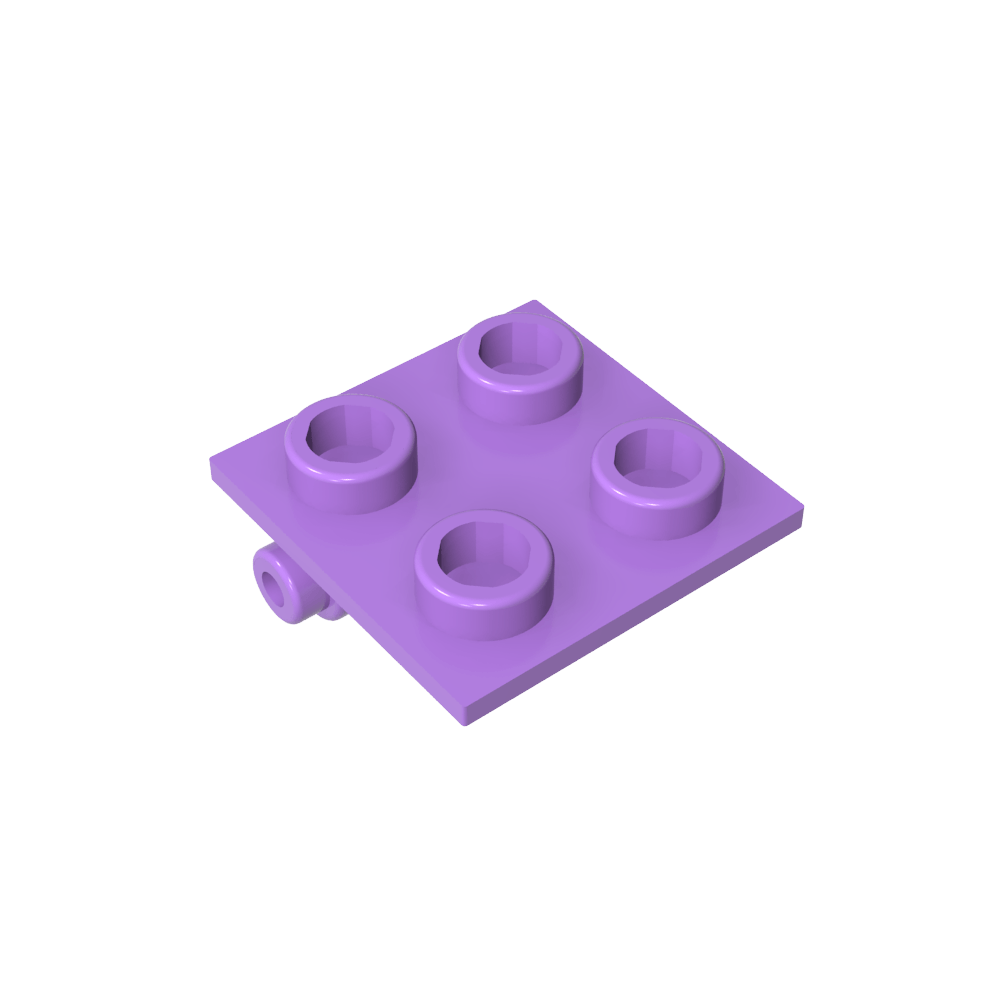 Hinge Brick 2 x 2 Top Plate Thin-MyGobricks