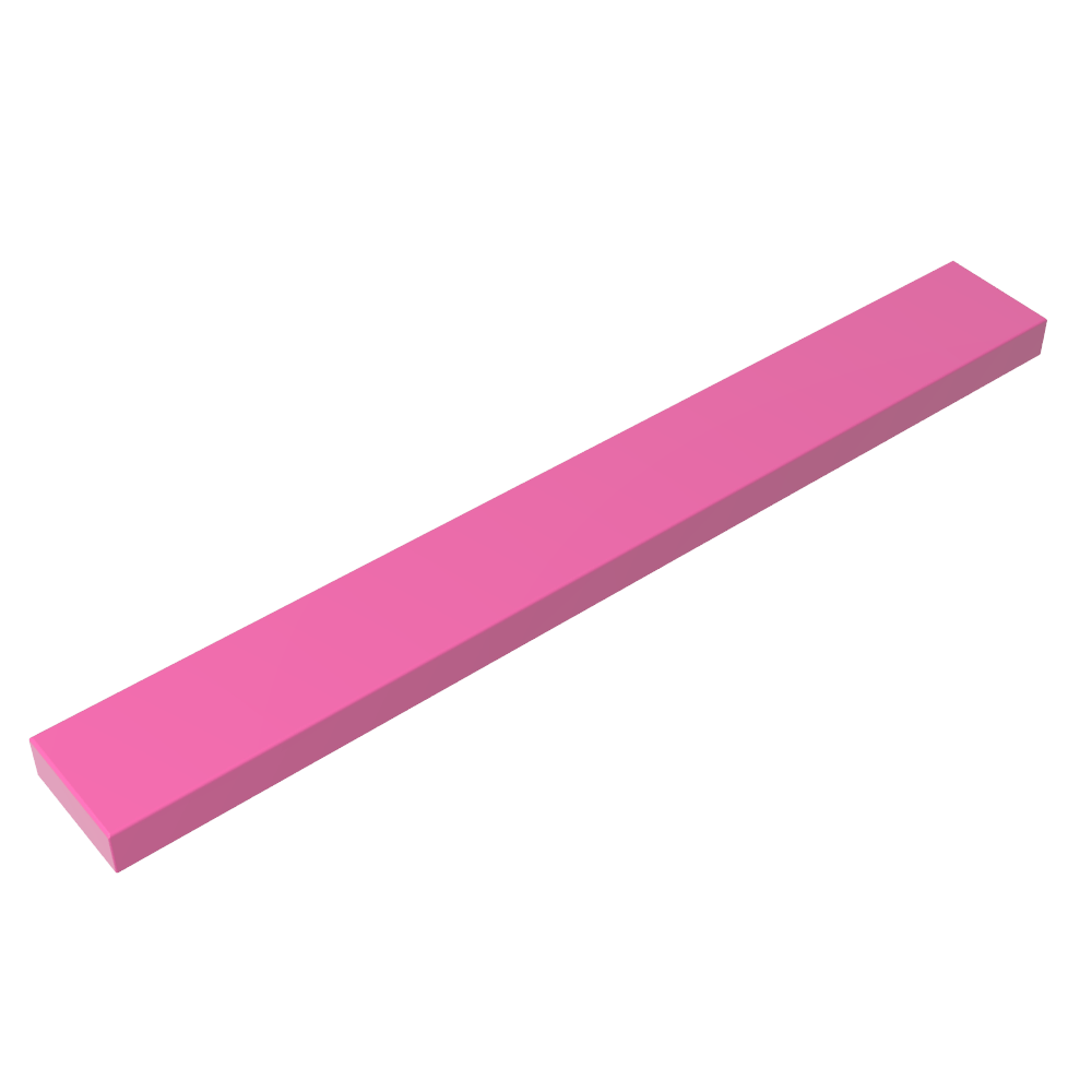 Tile 1 x 8 with Groove