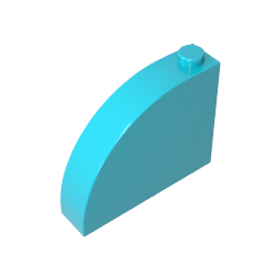 Brick Curved 1 x 4 x 3