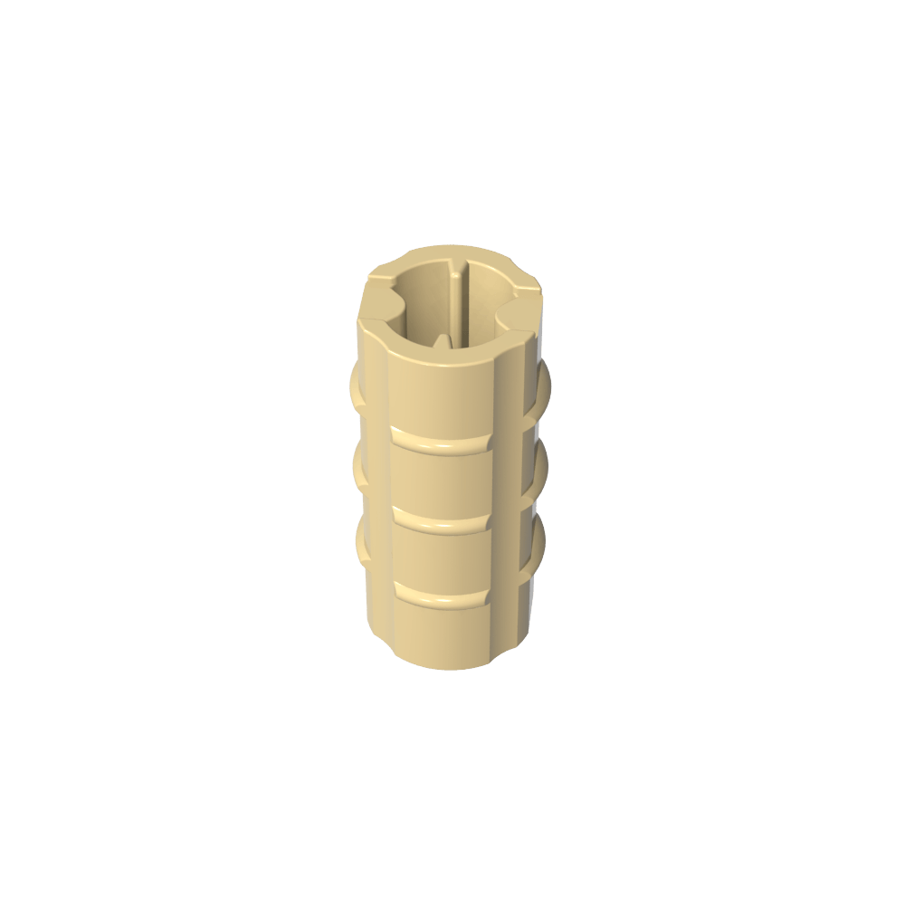 Technic Axle Connector Ridged [with x Hole x Orientation]-MyGobricks