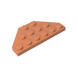 Wedge Plate 3 x 6 Cut Corners