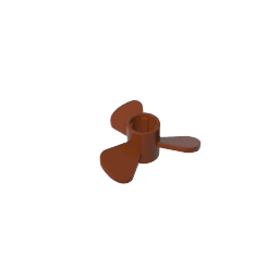 Propeller 3 Blade 3 Diameter with Axle Cross