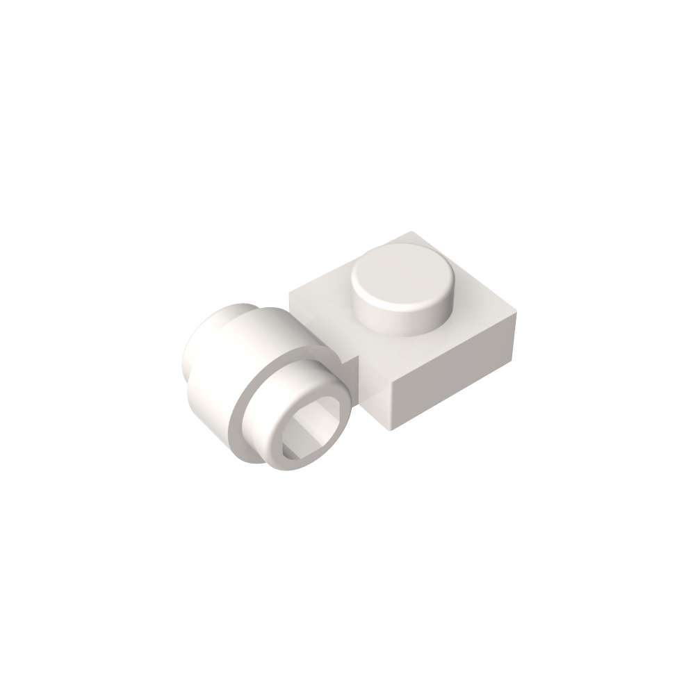 Plate Special 1 x 1 with Clip Light [Thick Ring]-MyGobricks