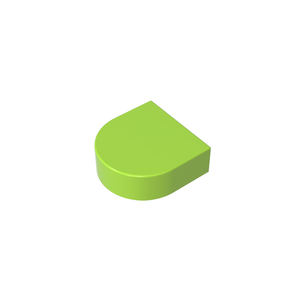 Tile 1 x 1 Half Circle
