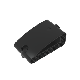 Technic, Panel Curved 2 x 5 x 3 Double Modified L-Shape Quarter Ellipse Thick-MyGobricks