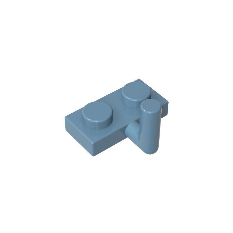 1x2 single side plate with upward curved handle