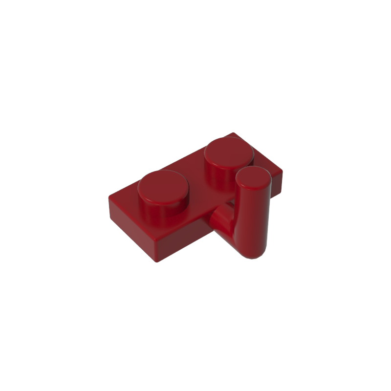 1x2 single side plate with upward curved handle