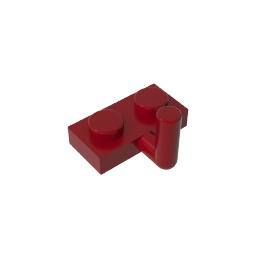 Plate Special 1 x 2 with Arm Up [Horizontal Arm 6mm]-MyGobricks