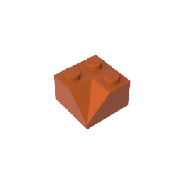 2x2 45° Slope Concave Angle Roof Tile