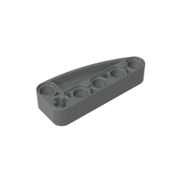 Technic Beam 2 x 5 L-Shape with Quarter Ellipse Thick
