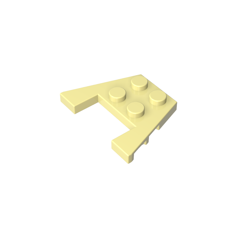 3x4 wedge plate