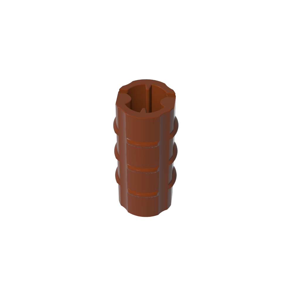 Technic Axle Connector Ridged [with x Hole x Orientation]-MyGobricks