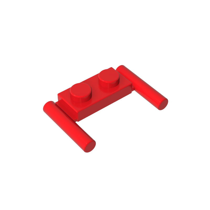 1x2 with handles on both sides