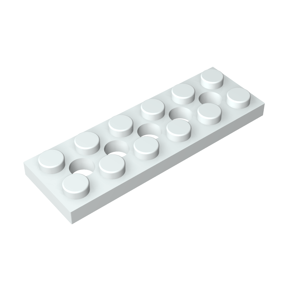 Technic Plate 2 x 6 [5 Holes]-MyGobricks