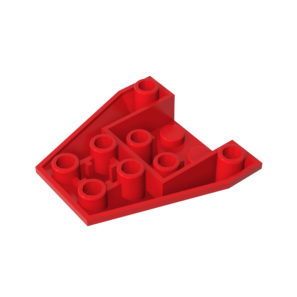 Wedge Sloped Inverted 4 x 4 Triple [4 Connections between Front Studs]-MyGobricks