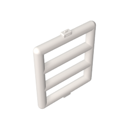 Bar 1 x 4 x 3 Window [Side Tabs]-MyGobricks