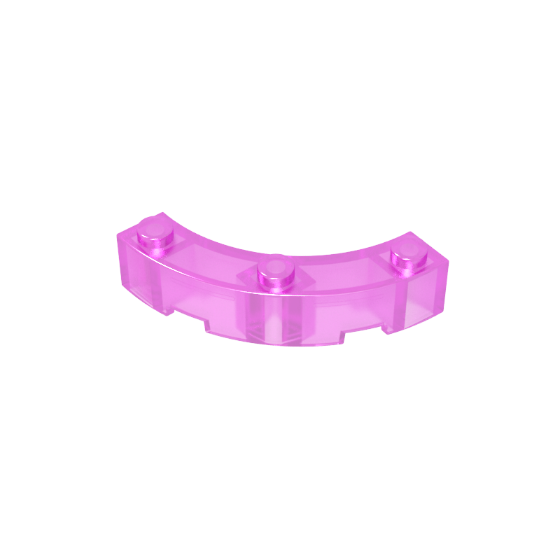 4x4 curved brick 3 bumps